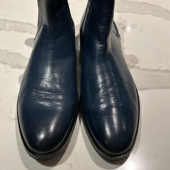 Melvin & Hamilton Navy Boots - Picture 7 of 11